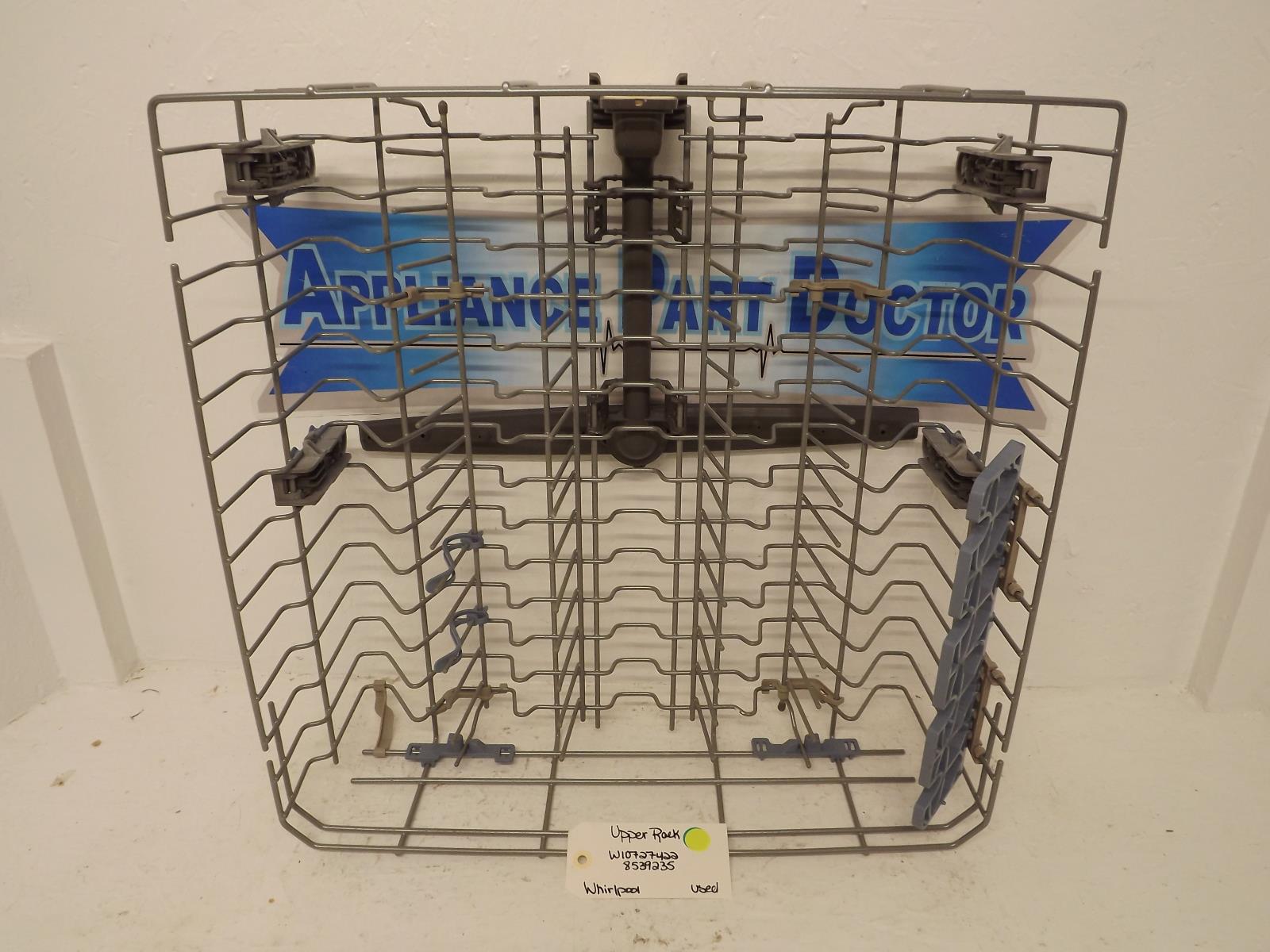 Whirlpool Dishwasher W10727422 8539235 Upper Rack Used Whirlpool Dishwasher W10727422 8539235 Upper Rack Used